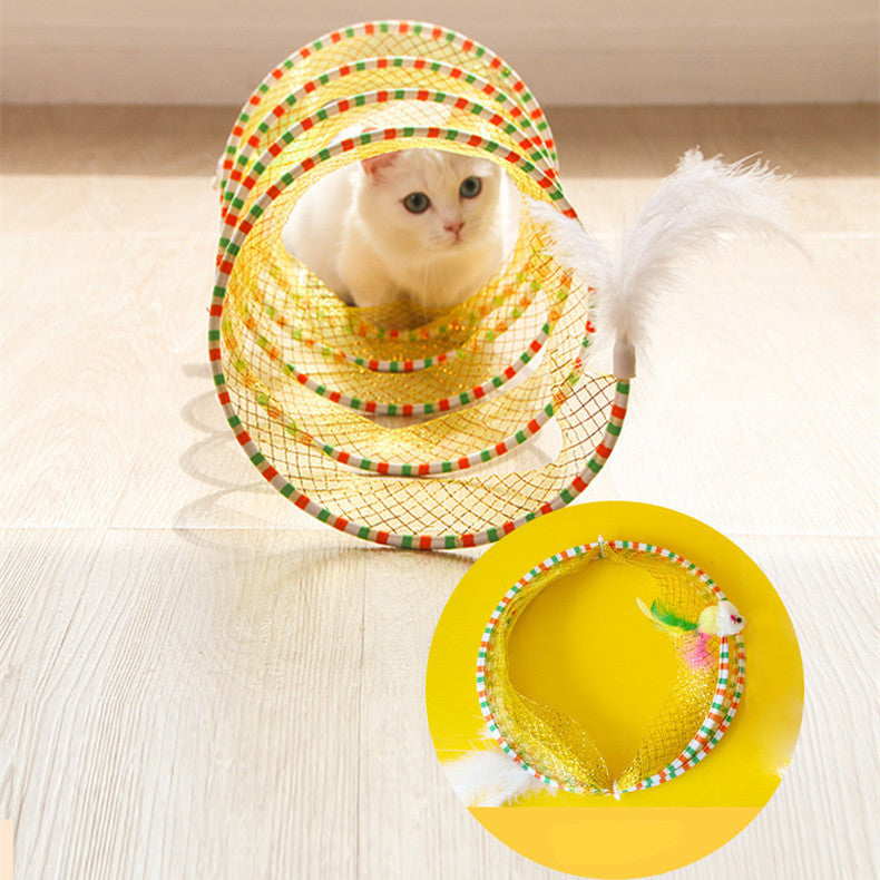 Foldable Storage Of Cat Tunnel Toys 