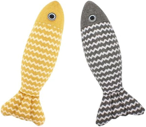 3 Pcs Catnip Toys Fish Cat Toys 