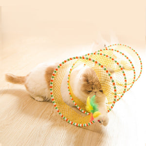 Foldable Storage Of Cat Tunnel Toys 