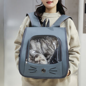 Pet Cat Carrier Bag Cat Backpack Outdoor Breathable