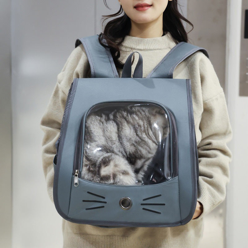 Pet Cat Carrier Bag Cat Backpack Outdoor Breathable