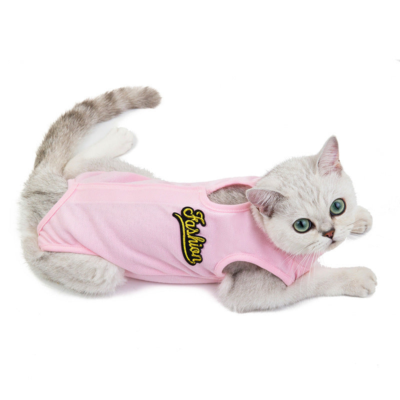  Anti-Licking Clothes Cat Clothes Summer Clothes