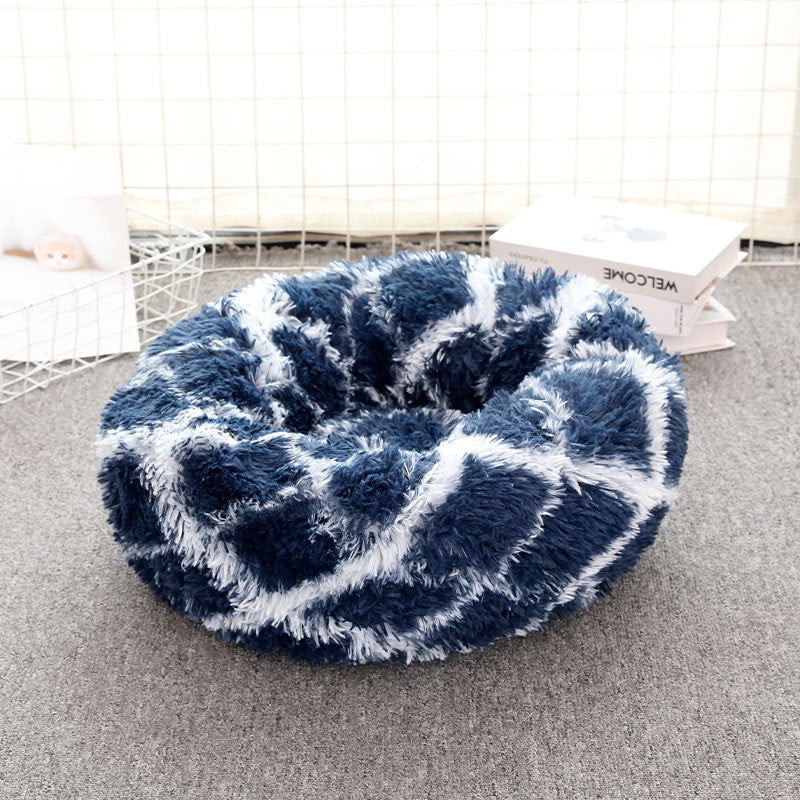 Warm Plush Round Pet Bed Dog Bed Cat Bed Dog Bed