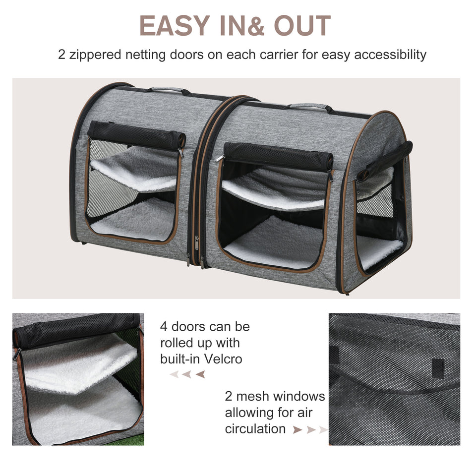 Portable Soft-sided Pet Cat Carrier