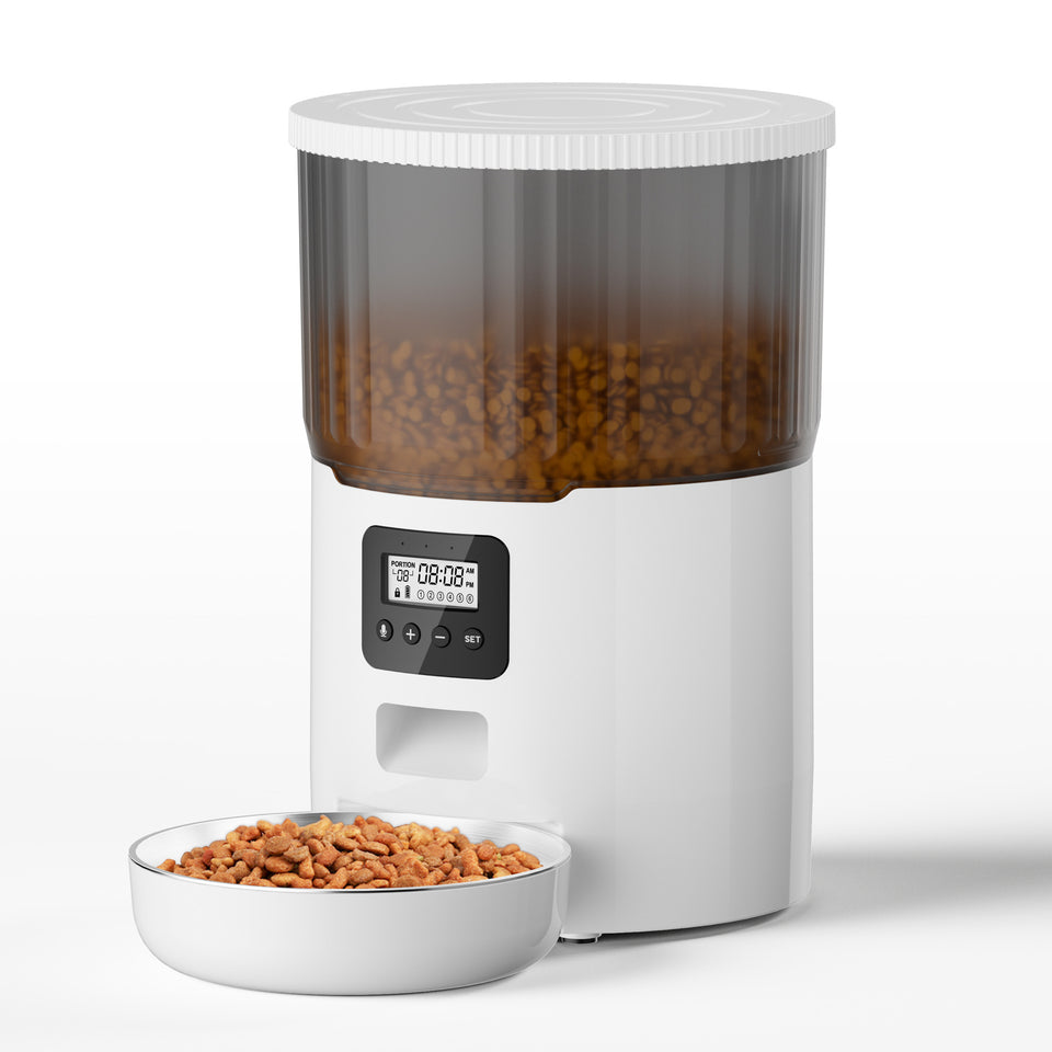 Pet Cat Dog Stainless Steel Feeder