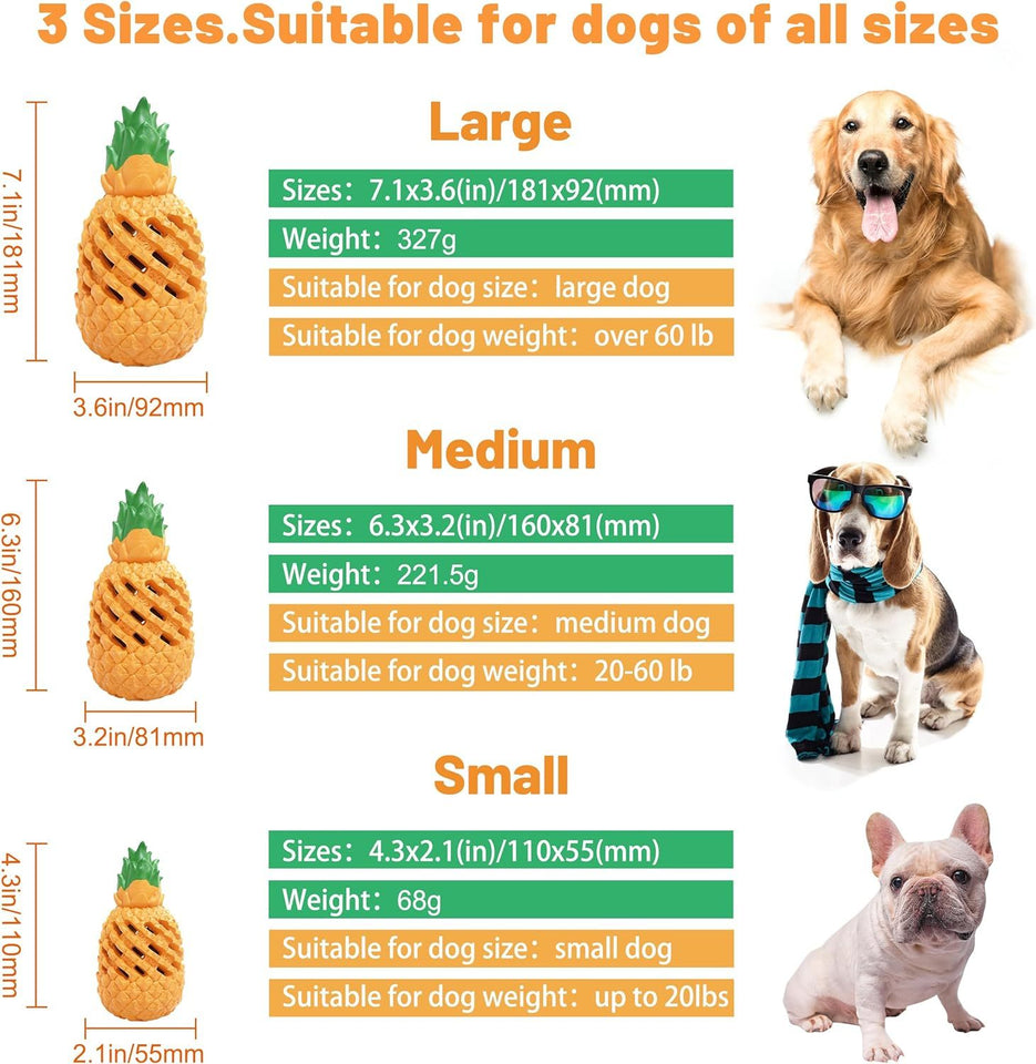 Dog Toys For Dogs Pineapple 