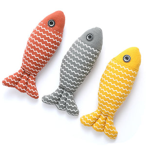3 Pcs Catnip Toys Fish Cat Toys 