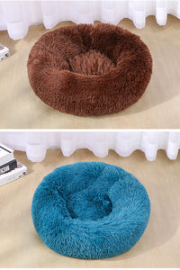 Warm Plush Round Pet Bed Dog Bed Cat Bed Dog Bed
