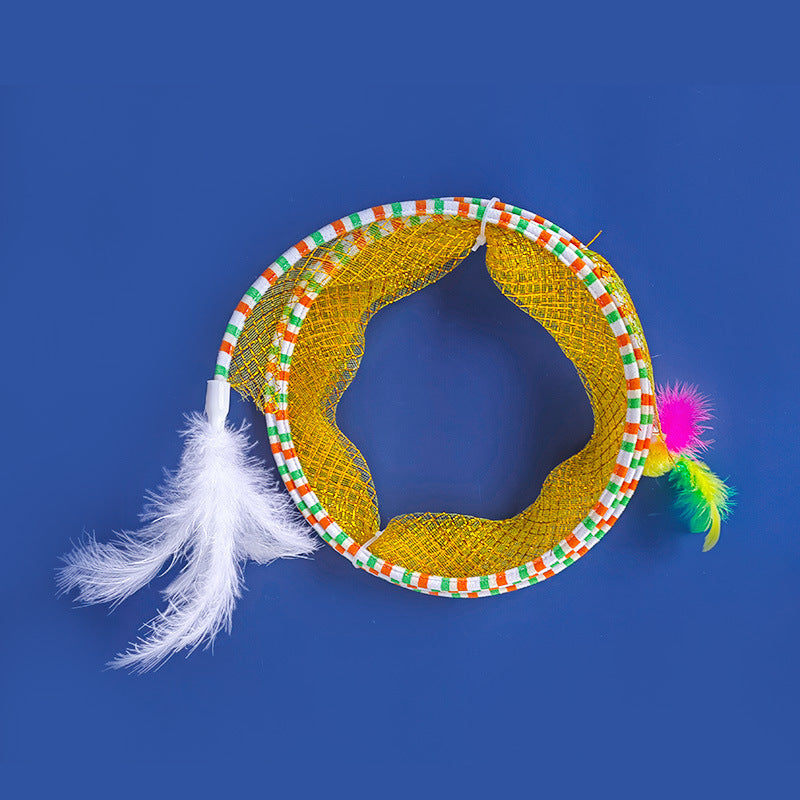 Foldable Storage Of Cat Tunnel Toys 