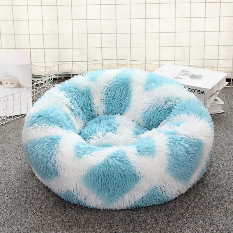 Warm Plush Round Pet Bed Dog Bed Cat Bed Dog Bed
