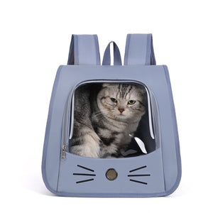 Pet Cat Carrier Bag Cat Backpack Outdoor Breathable 