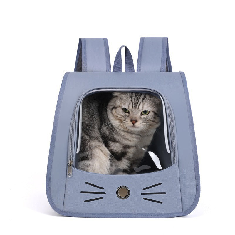 Pet Cat Carrier Bag Cat Backpack Outdoor Breathable 
